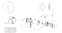 Waterevolution Flow ingebouwde wastafel infraroodsensor op batterijen geborsteld gun metal T118EBGME
